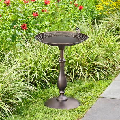 Good Directions Bronze Pedestal Bird Bath
