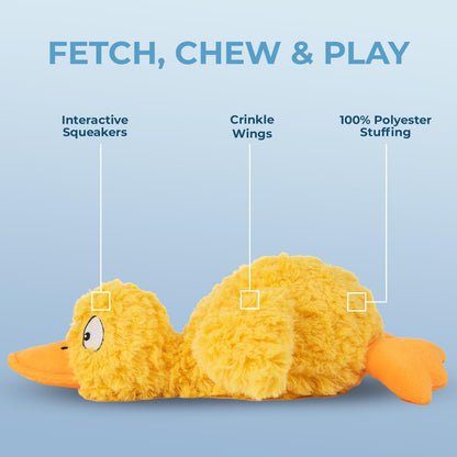 Duck Crinkle Dog Toy