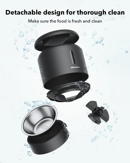 PETLIBRO Auto Pet Feeder, 6 Meals, Black