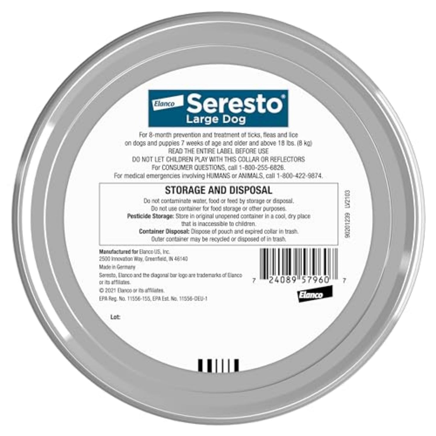Seresto Large Dog Flea Collar
