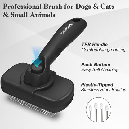 Swihauk Pet Slicker Brush – Blue
