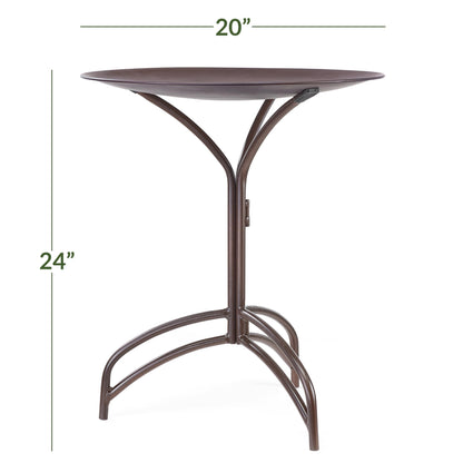 Good Directions Bronze Pedestal Bird Bath