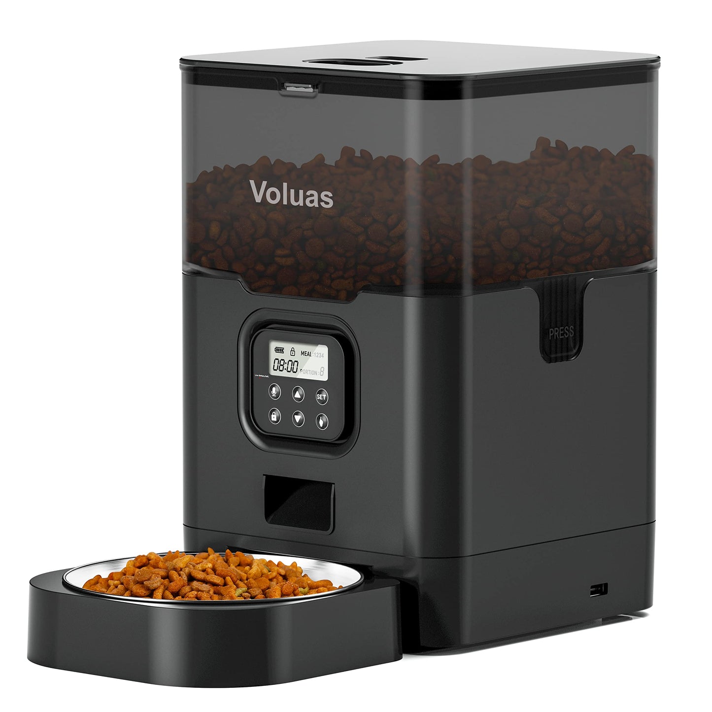 Auto Cat & Dog Feeder with Timer & Voice