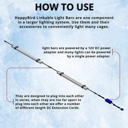HappyBird 24" LED Light Bar 12-Pack