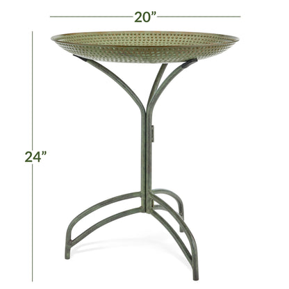 Good Directions Bronze Pedestal Bird Bath