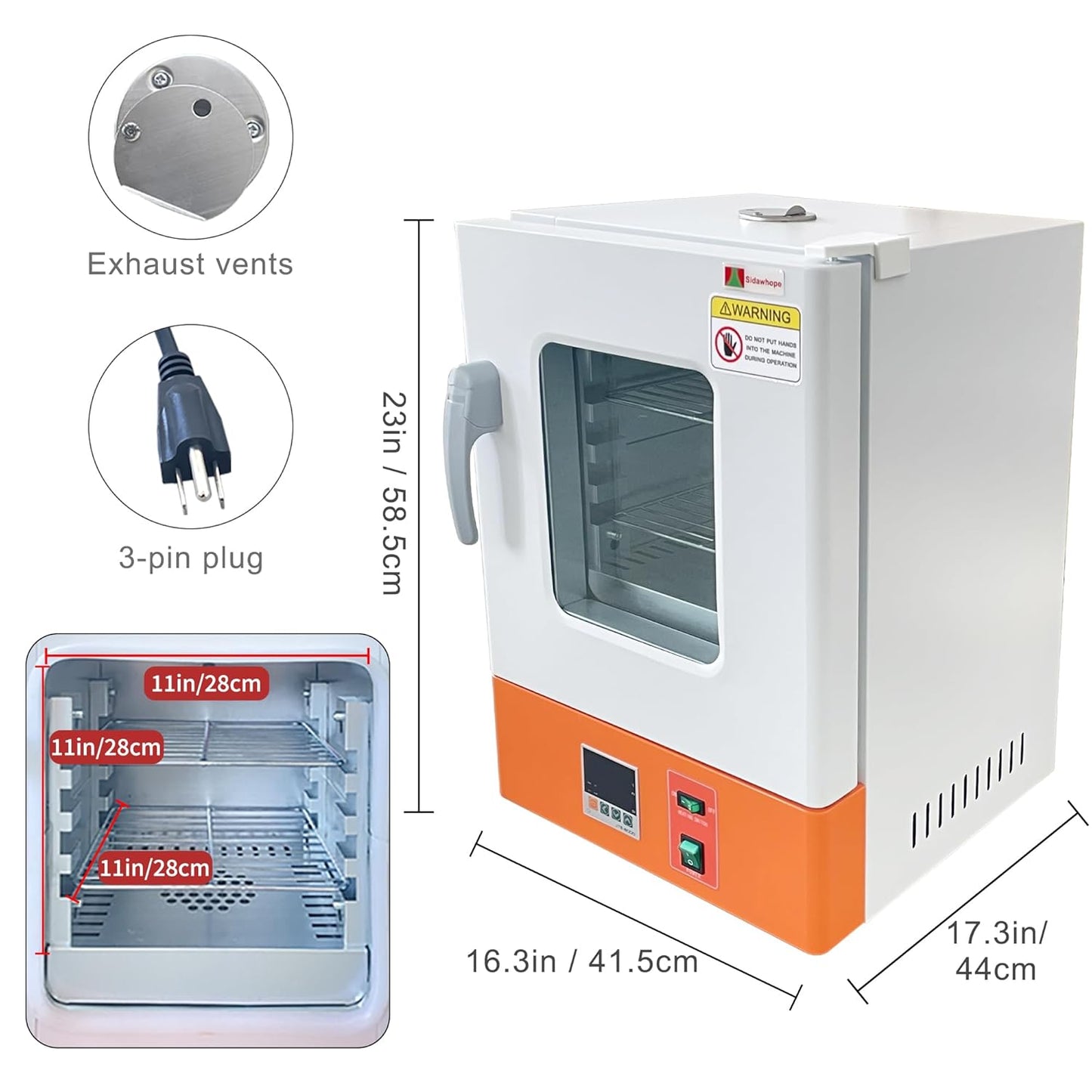 22L Lab Heating Incubator, RT-70℃
