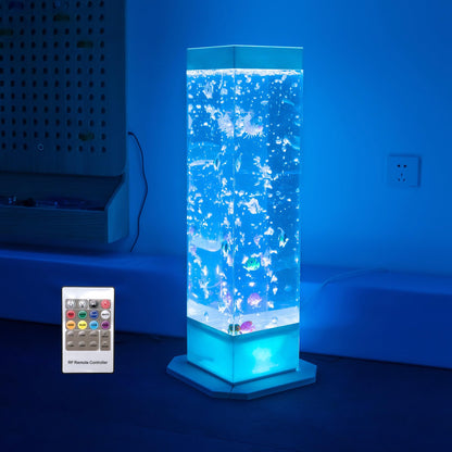 32" Bubble Fish Lamp with Remote