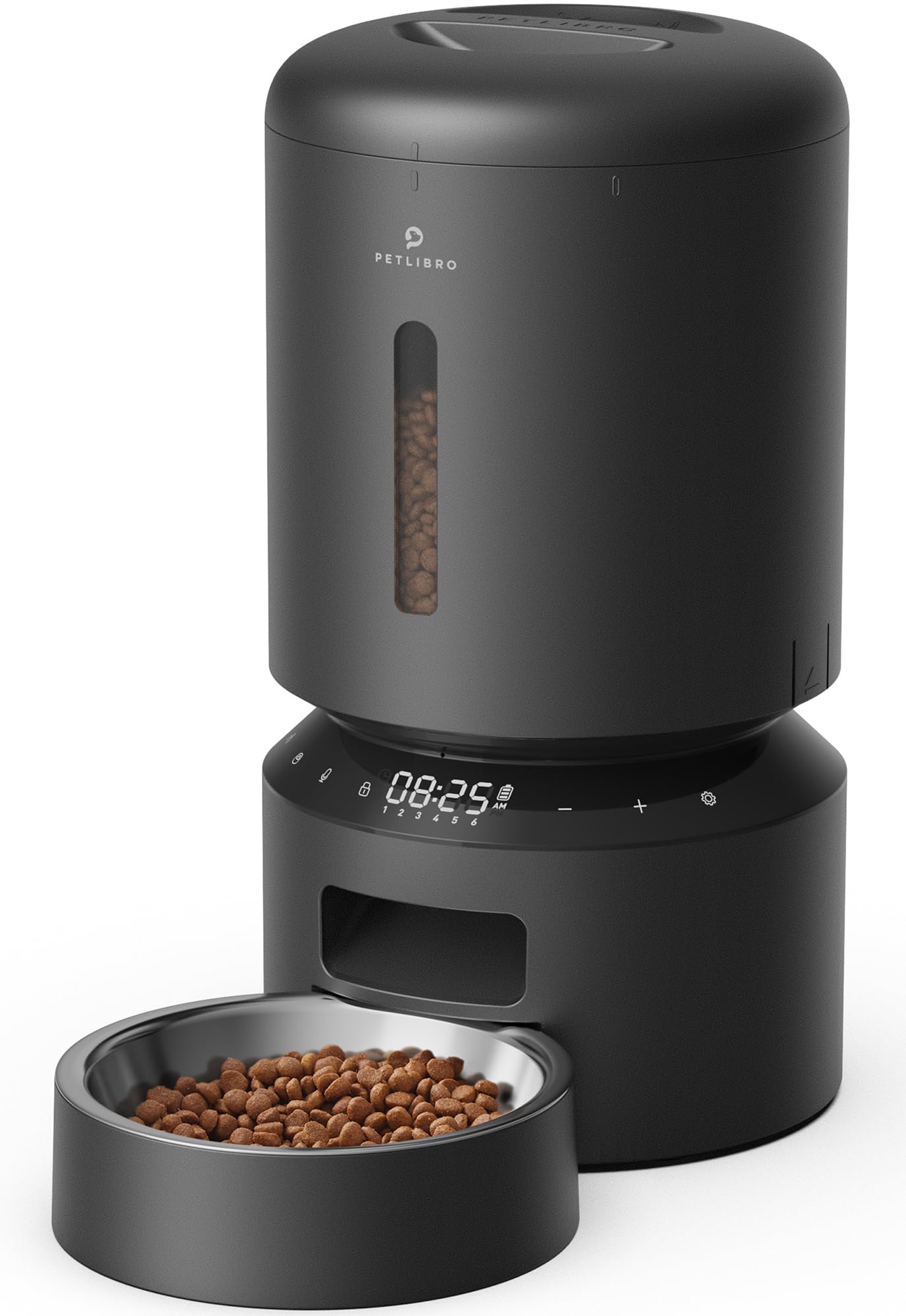 PETLIBRO Auto Pet Feeder, 6 Meals, Black