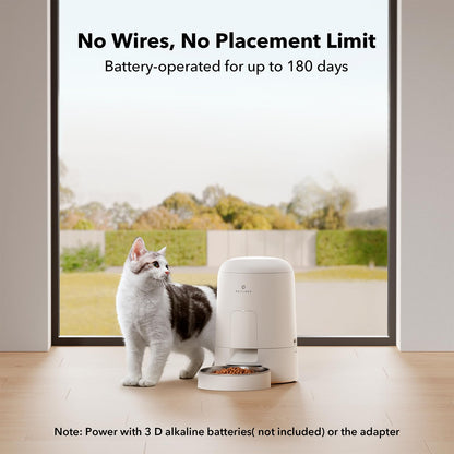 PETLIBRO 2L Wi-Fi Cat Feeder – Black