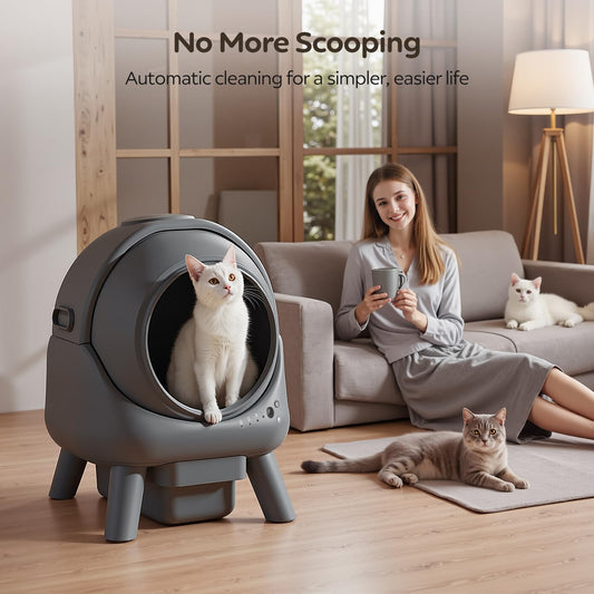 Smart Auto Litter Box – Grey