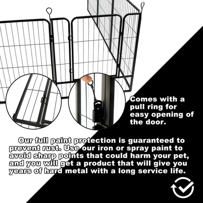 32" Dog Playpen Fence, 24 Panels, 56Ft