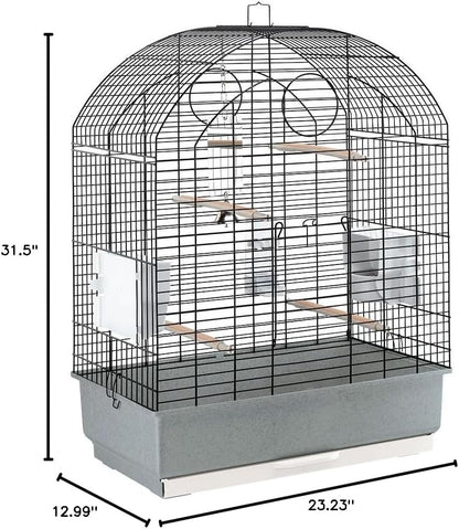 Ferplast Viola Bird Cage, 59 x 33 x 80 cm, Black