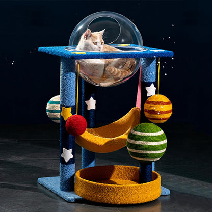 Cat Tree Tower 66cm Planet Theme