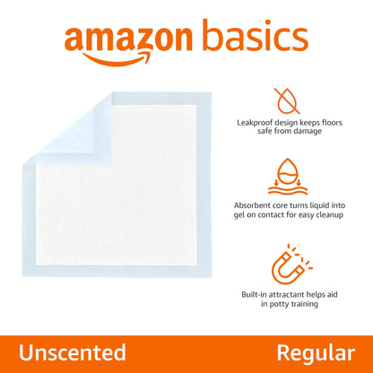 Puppy Pee Pads 100-Pack, 22"x22"