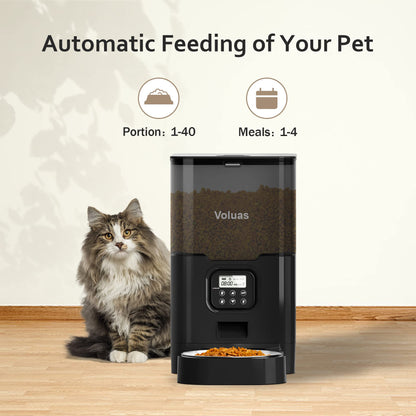 Auto Cat & Dog Feeder with Timer & Voice