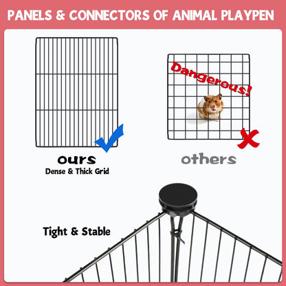 41-Panel Pet Playpen Cage
