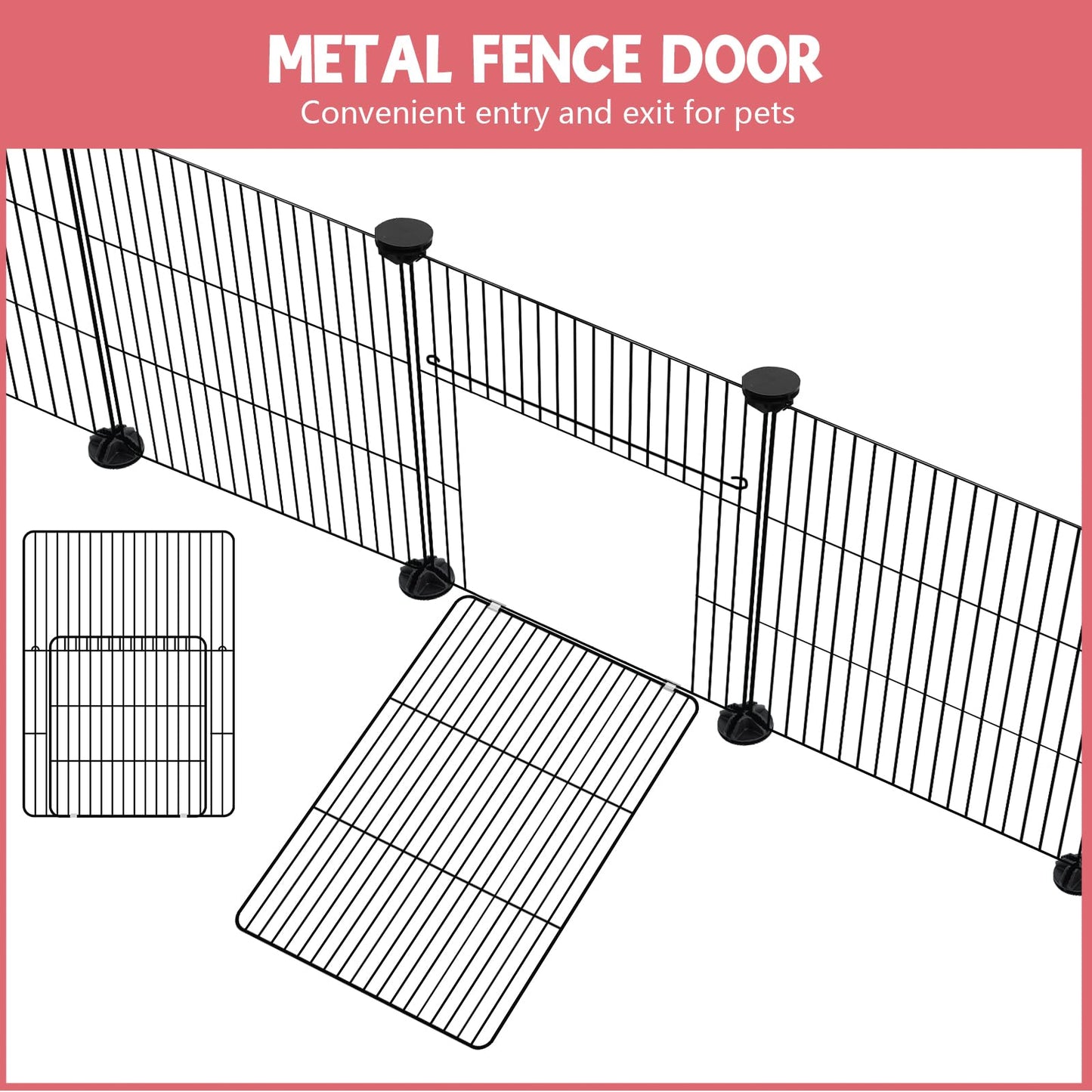 41-Panel Pet Playpen Cage
