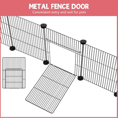 41-Panel Pet Playpen Cage