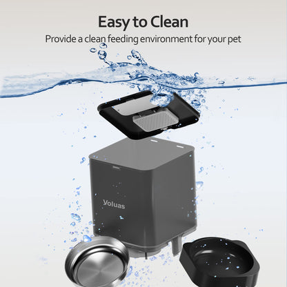 Auto Cat & Dog Feeder with Timer & Voice