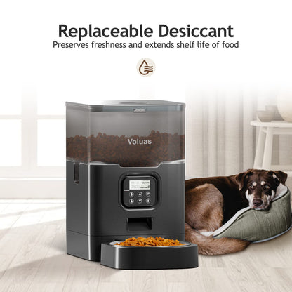 Auto Cat & Dog Feeder with Timer & Voice