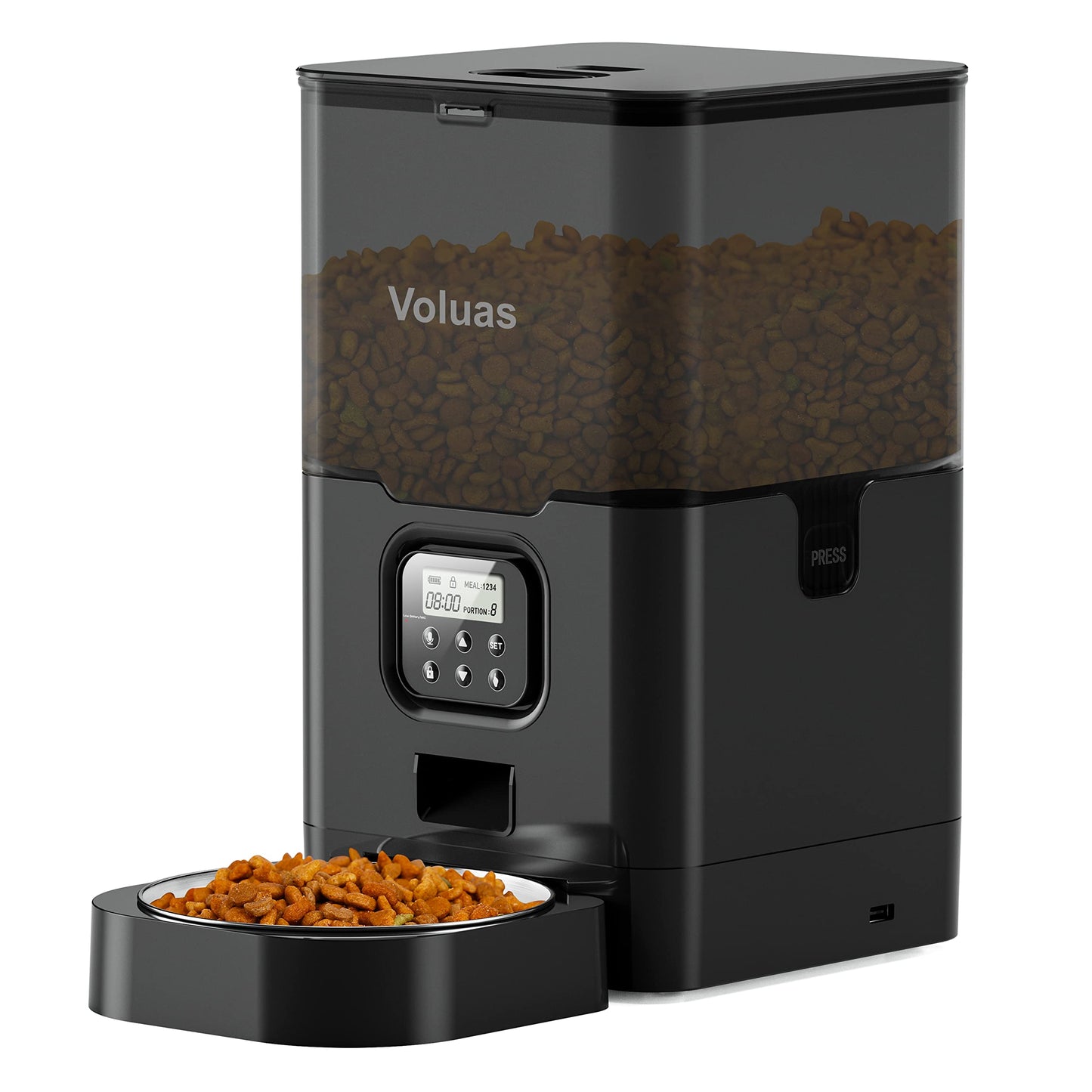 Auto Cat & Dog Feeder with Timer & Voice