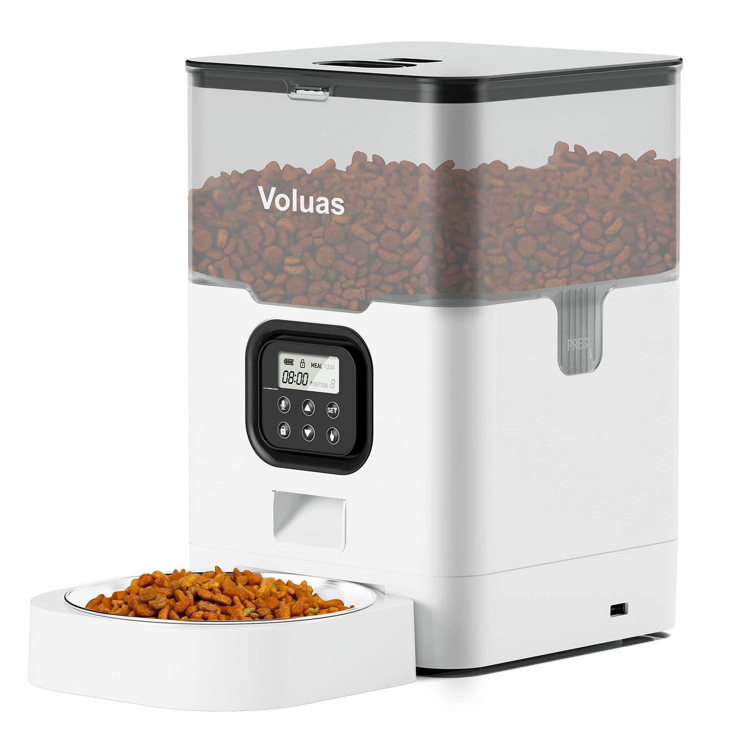 Auto Cat & Dog Feeder with Timer & Voice