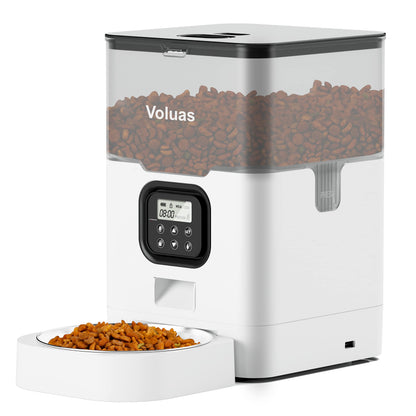 Auto Cat & Dog Feeder with Timer & Voice