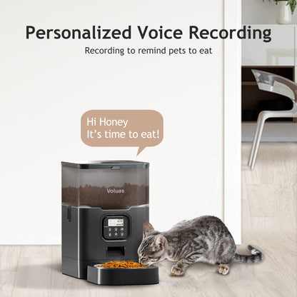 Auto Cat & Dog Feeder with Timer & Voice