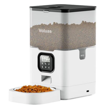 Auto Cat & Dog Feeder with Timer & Voice