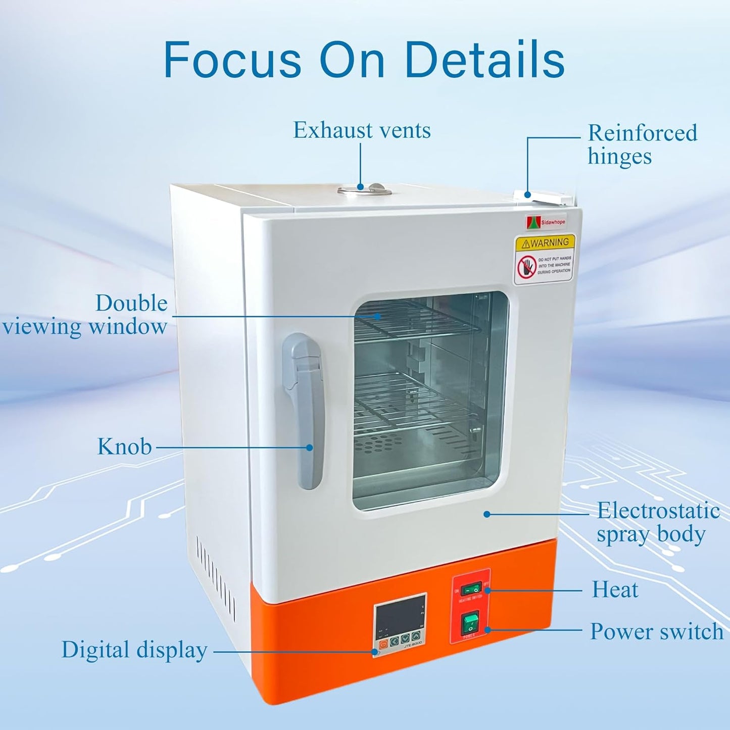 22L Lab Heating Incubator, RT-70℃