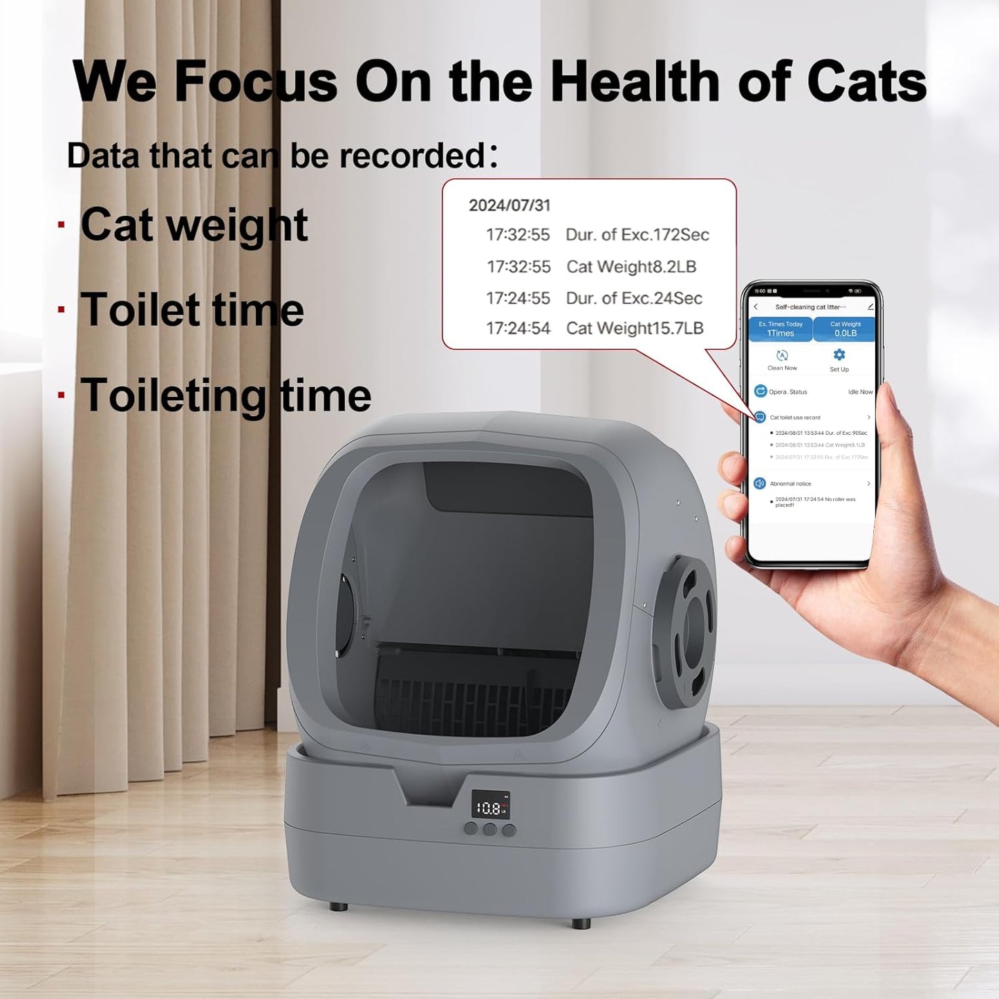 Smart 86L Self-Cleaning Cat Litter Box