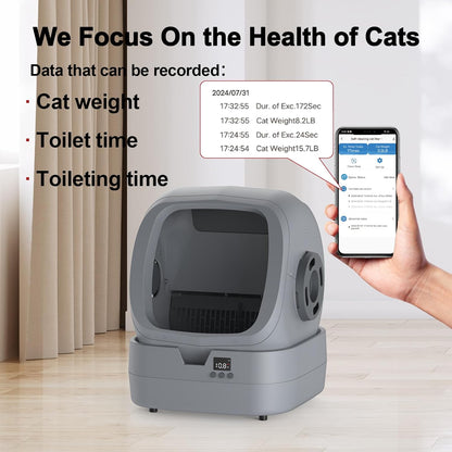 Smart 86L Self-Cleaning Cat Litter Box