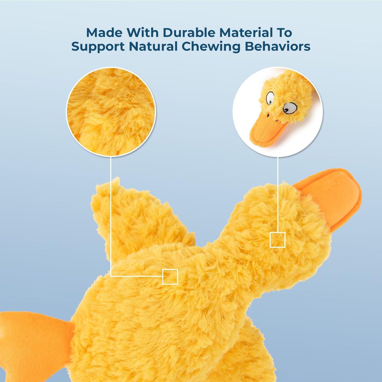 Duck Crinkle Dog Toy