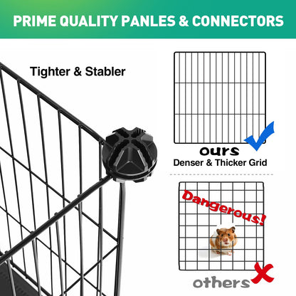 41-Panel Pet Playpen Cage