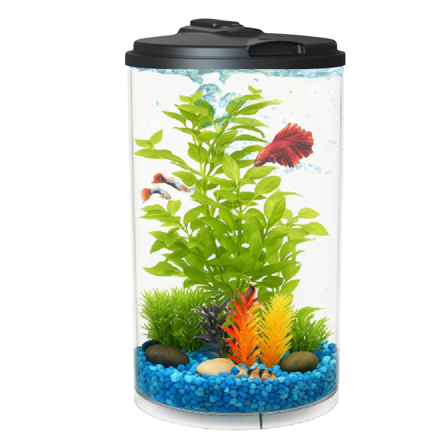 AquaView 360 6-Gal Fish Tank Kit