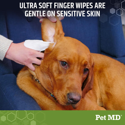 Pet MD Dog Ear Wipes - 100 Count