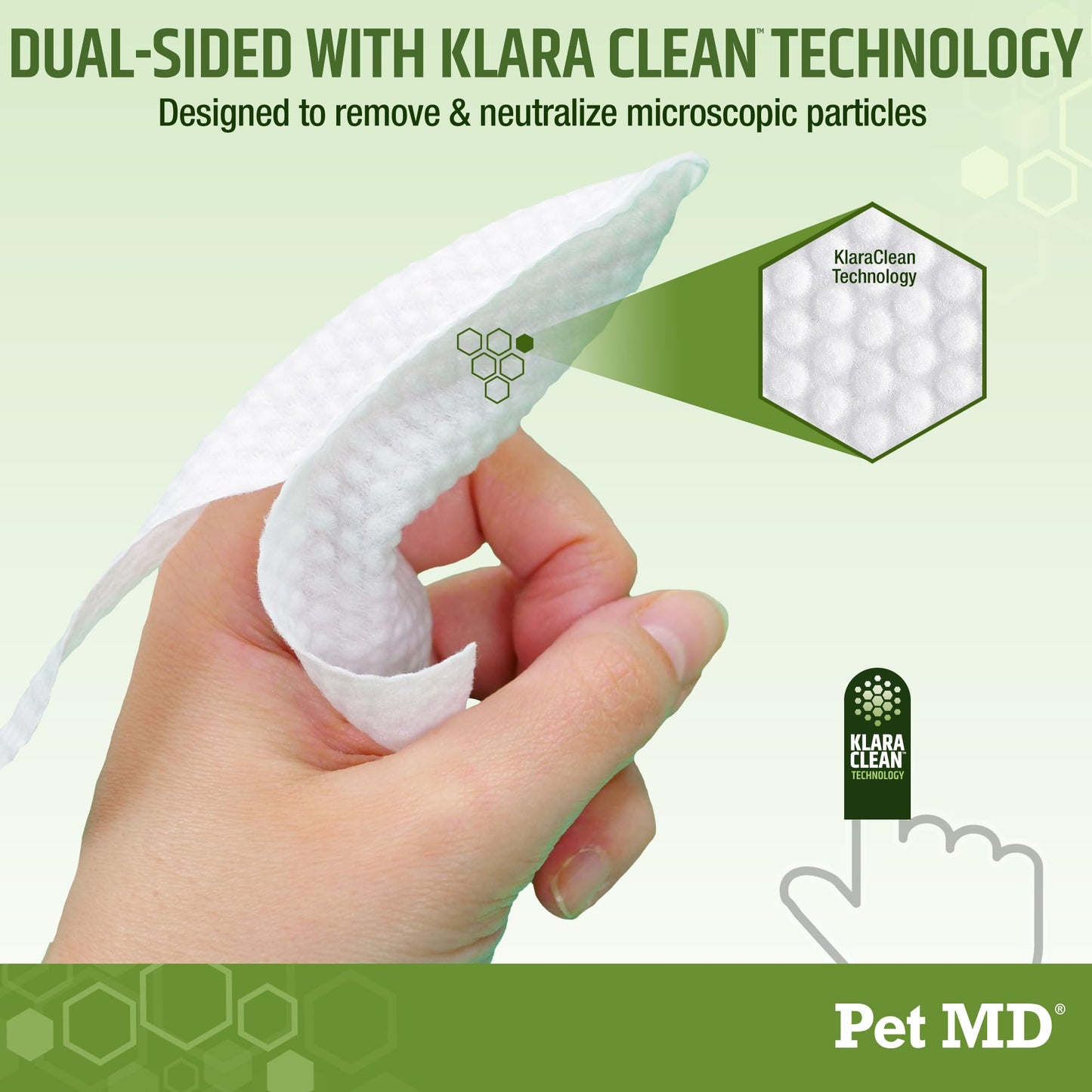 Pet MD Dog Ear Wipes - 100 Count