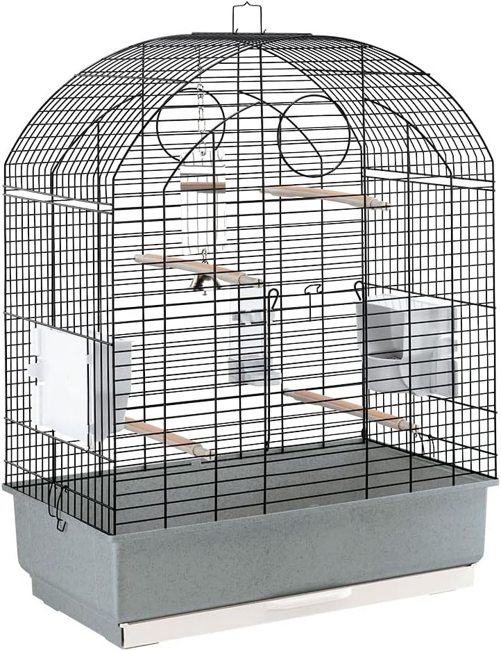 Ferplast Viola Bird Cage, 59 x 33 x 80 cm, Black