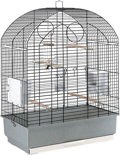 Ferplast Viola Bird Cage, 59 x 33 x 80 cm, Black