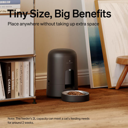 PETLIBRO 2L Wi-Fi Cat Feeder – Black