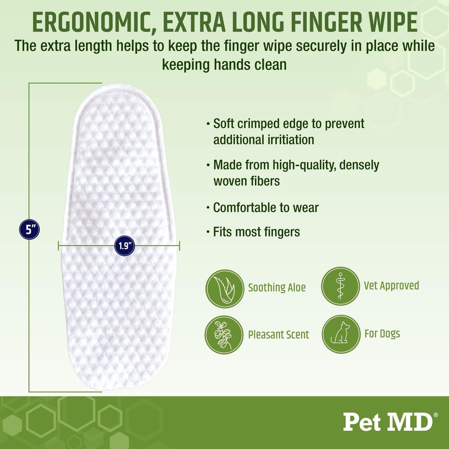 Pet MD Dog Ear Wipes - 100 Count