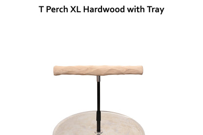 XL Parrot Training Perch with Potty Tray