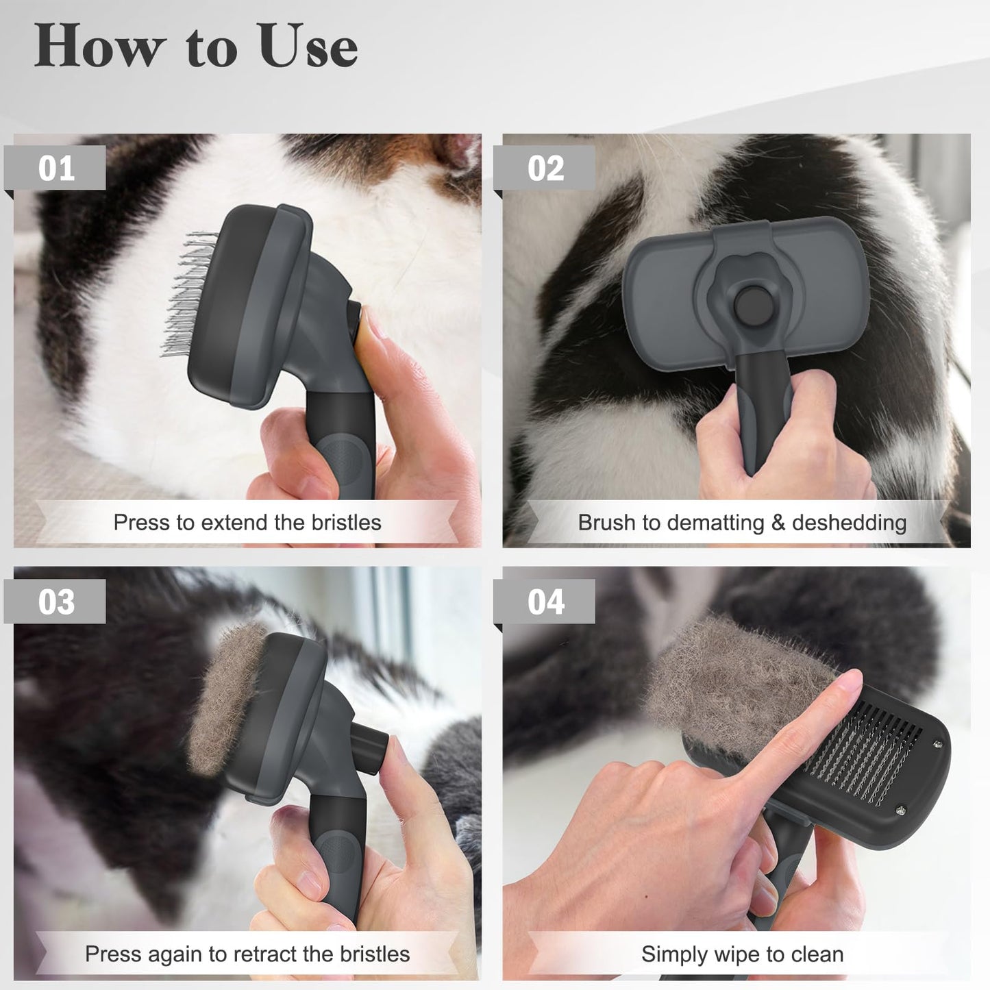 Swihauk Pet Slicker Brush – Blue