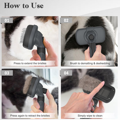 Swihauk Pet Slicker Brush – Blue