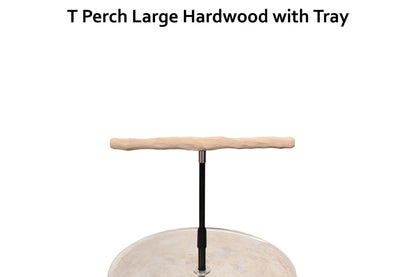 XL Parrot Training Perch with Potty Tray