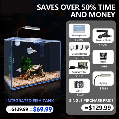2.6 Gal Desktop Aquarium Kit