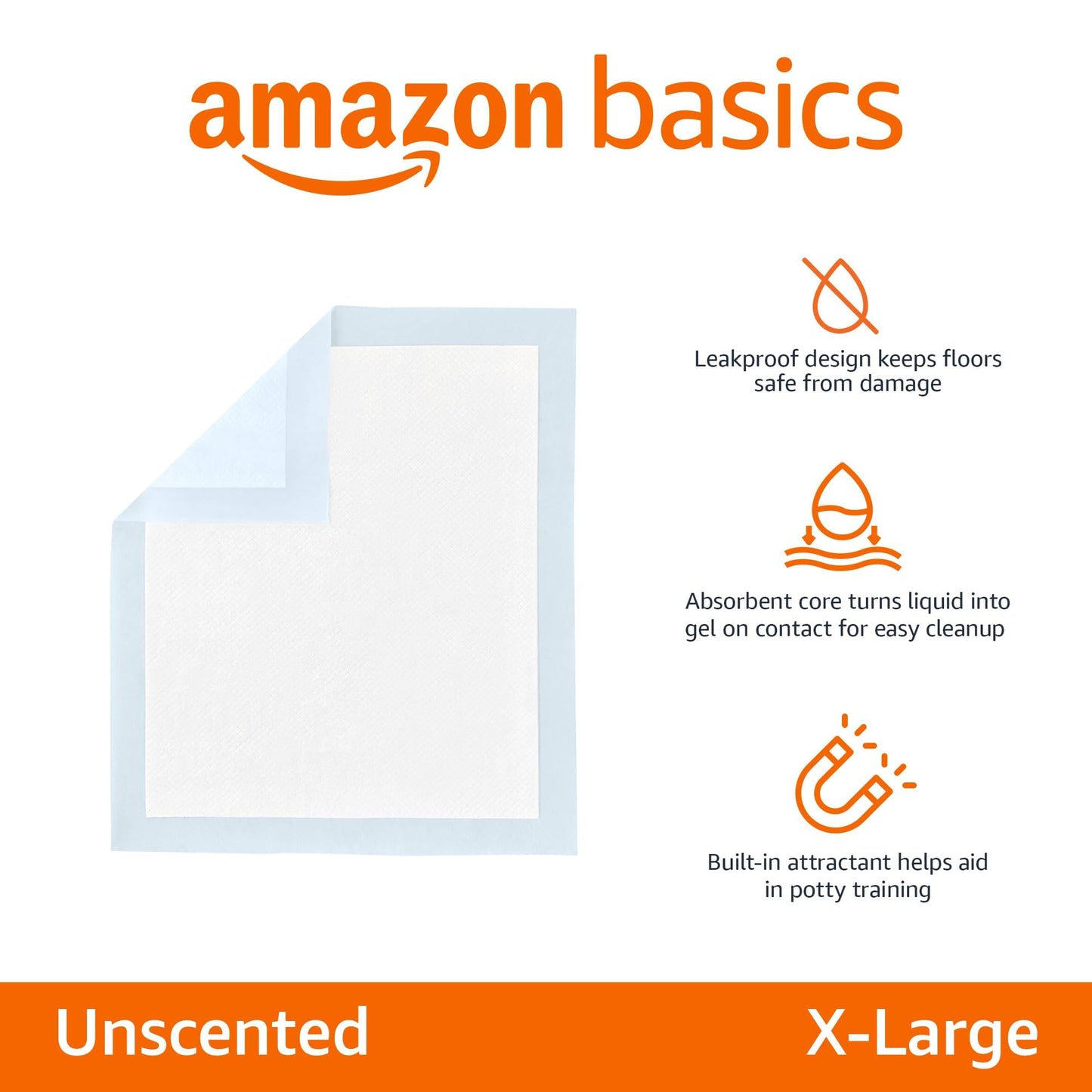 Puppy Pee Pads 100-Pack, 22"x22"