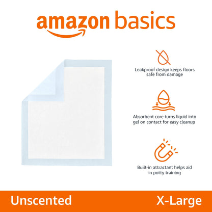 Puppy Pee Pads 100-Pack, 22"x22"