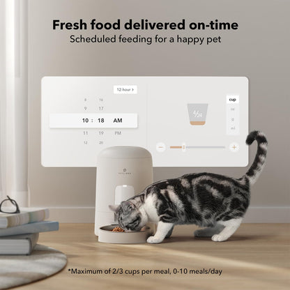 PETLIBRO 2L Wi-Fi Cat Feeder – Black