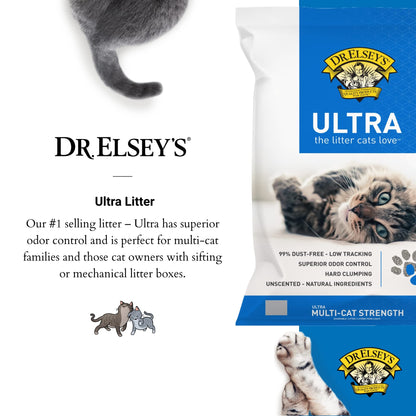 Dr. Elsey's Unscented Cat Litter 40 lb